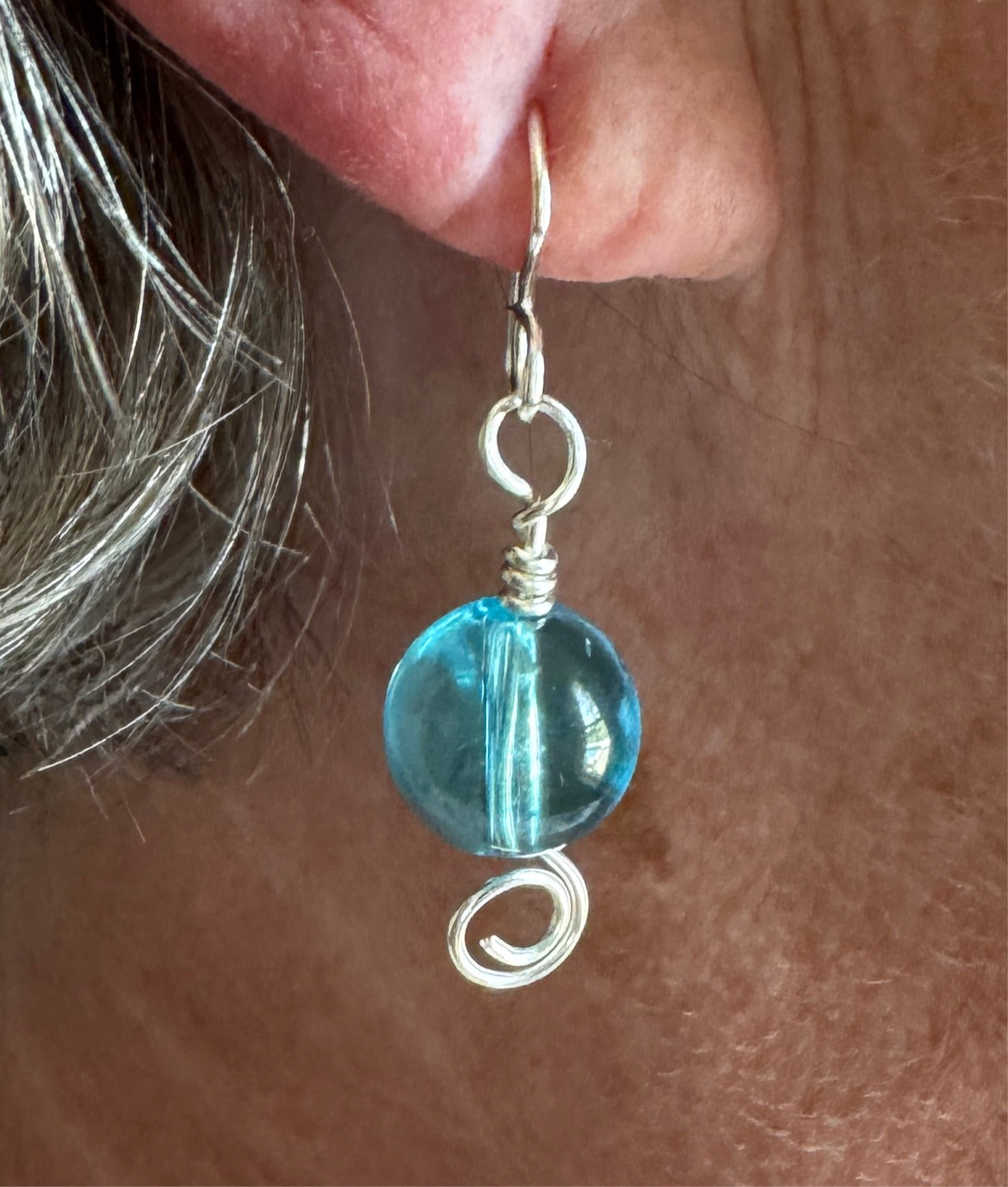 Sea Globe Earrings