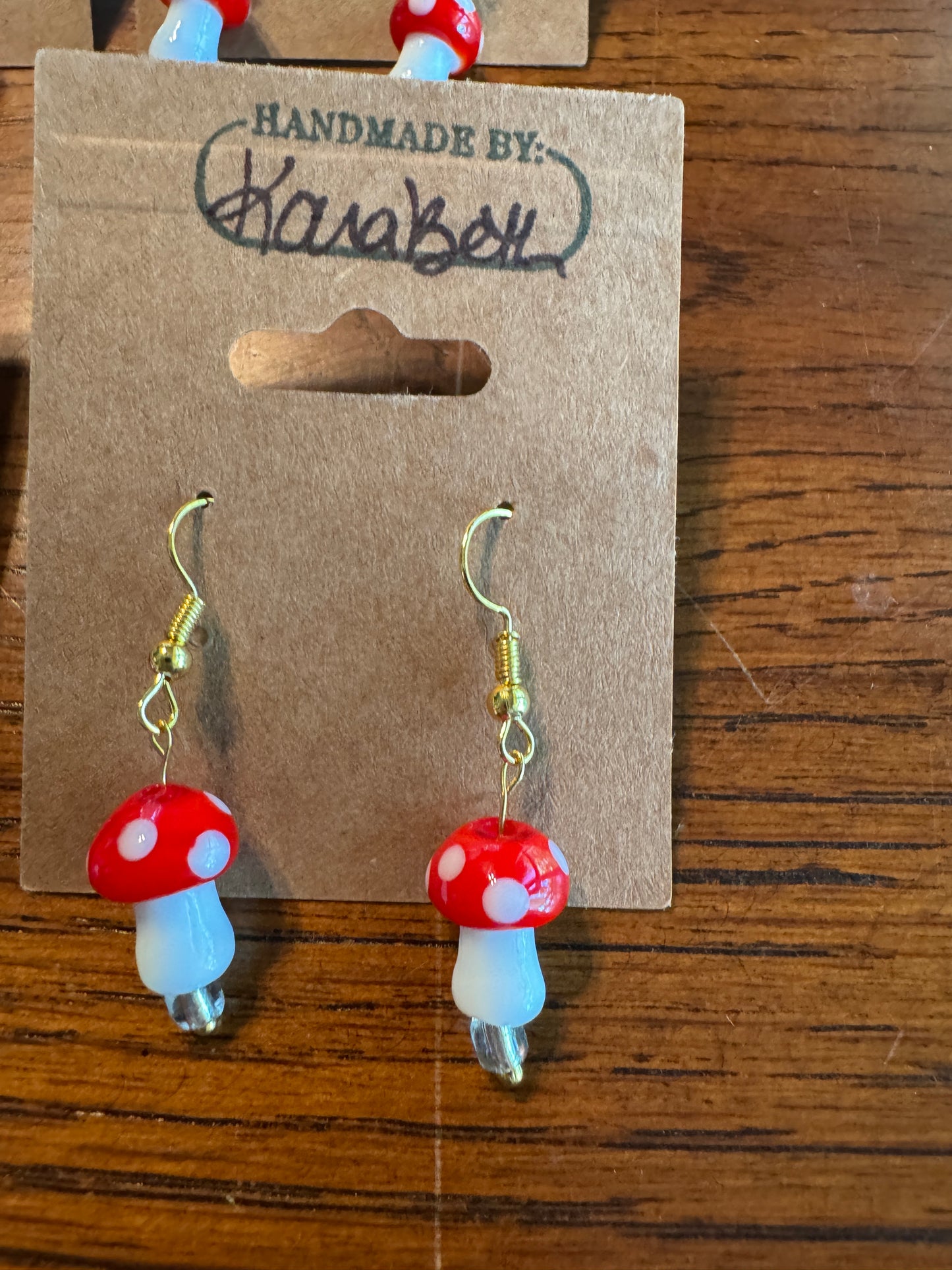Enchanted Forest Mushroom Earrings