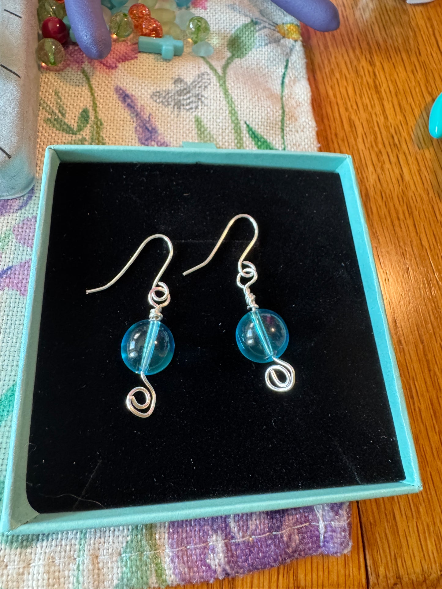 Sea Globe Earrings