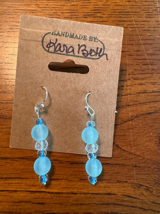 Dangly bead earrings