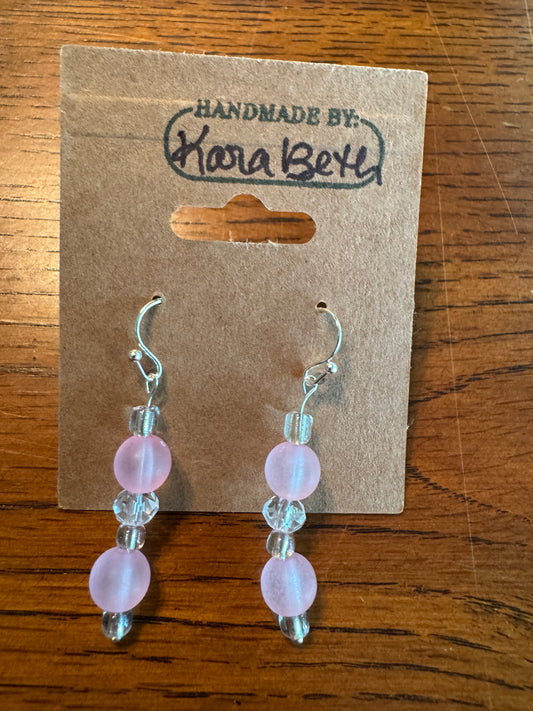 Dangly bead earrings